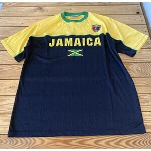 Outtro Sports Jamaica Jersey Size 2XL Men’s Yellow Blue Green